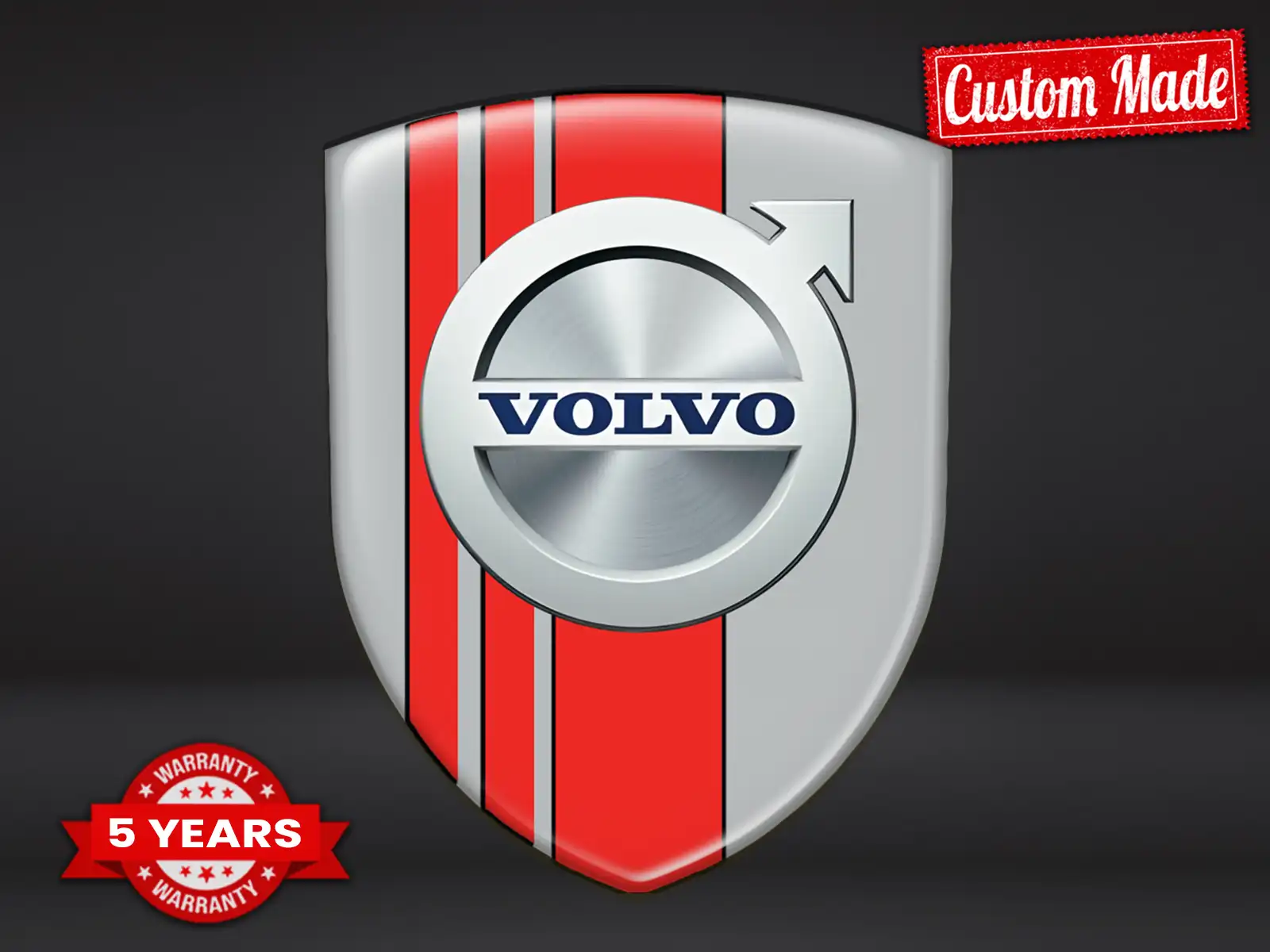 Volvo Impresión Parachoques Alta Calidad Resistente Moderna